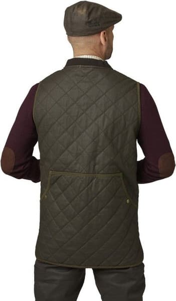 Vintage Quilt Waistcoat Men, view: 4
