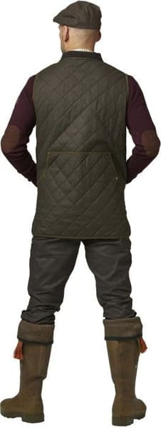 Vintage Quilt Waistcoat Men, view: 3