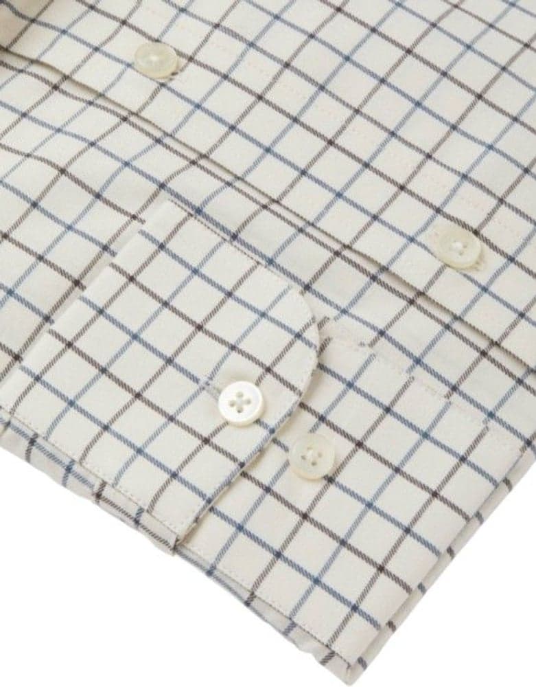 Arley Shirt Shooting Fit Men Thunder Cloud Tattersall, view: 4