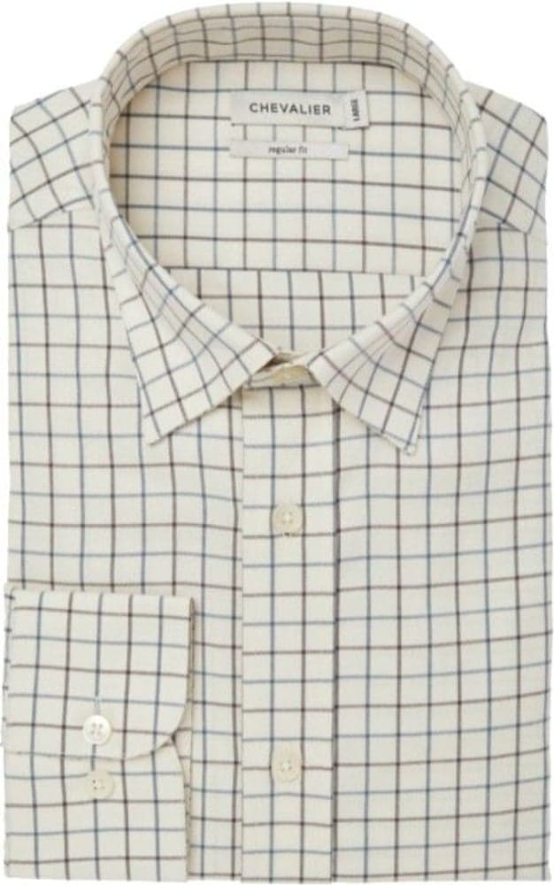 Arley Shirt Shooting Fit Men Thunder Cloud Tattersall, view: 2