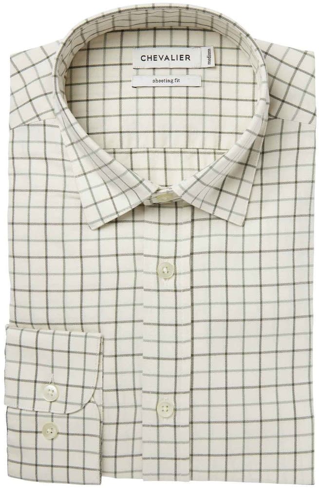 Luton Shooting Fit Shirt Men Hunter Green Tattersall, view: 1