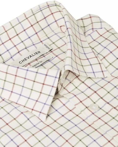 Dundee Shirt Shooting Fit Men Rust Checked, view: 2