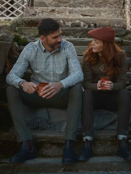 Belmont Regular Fit Shirt Men Leather Brown, view: 4