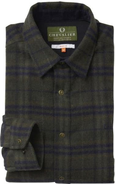 Laig Woolmix Overshirt LS Men Checked, view: 1