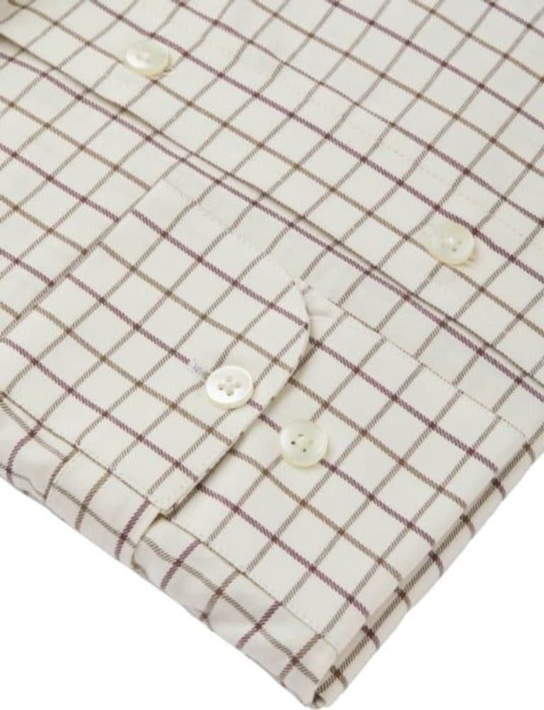 Billet Shirt Shooting Fit Men Hazelnut Tattersall, view: 4