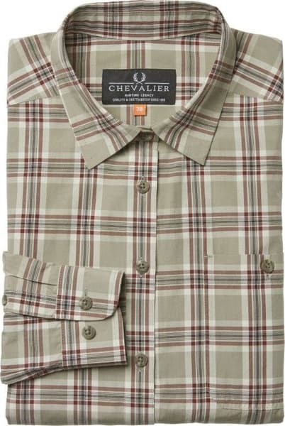 Galloway Coolmax Shirt Women Check/Sand, view: 1