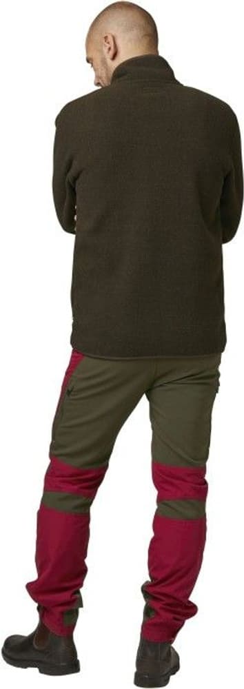 Mainstone Fleece Cardigan Men Brown, view: 3
