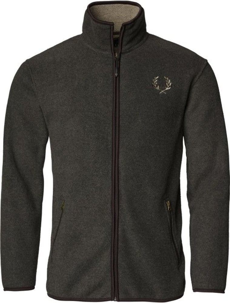 Mainstone Fleece Cardigan Men Greymelange, view: 0