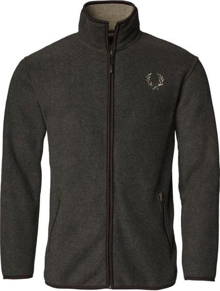 Mainstone Fleece Cardigan Men Greymelange, view: 0