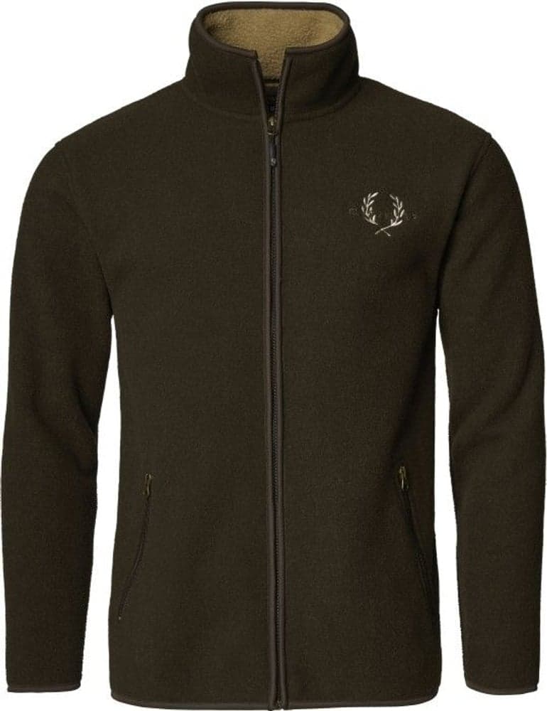 Mainstone Fleece Cardigan Men Brown, view: 0