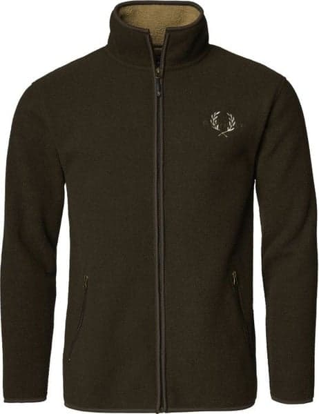 Mainstone Fleece Cardigan Men Brown, view: 0