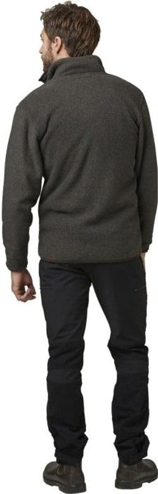 Mainstone Fleece Cardigan Men Greymelange, view: 4