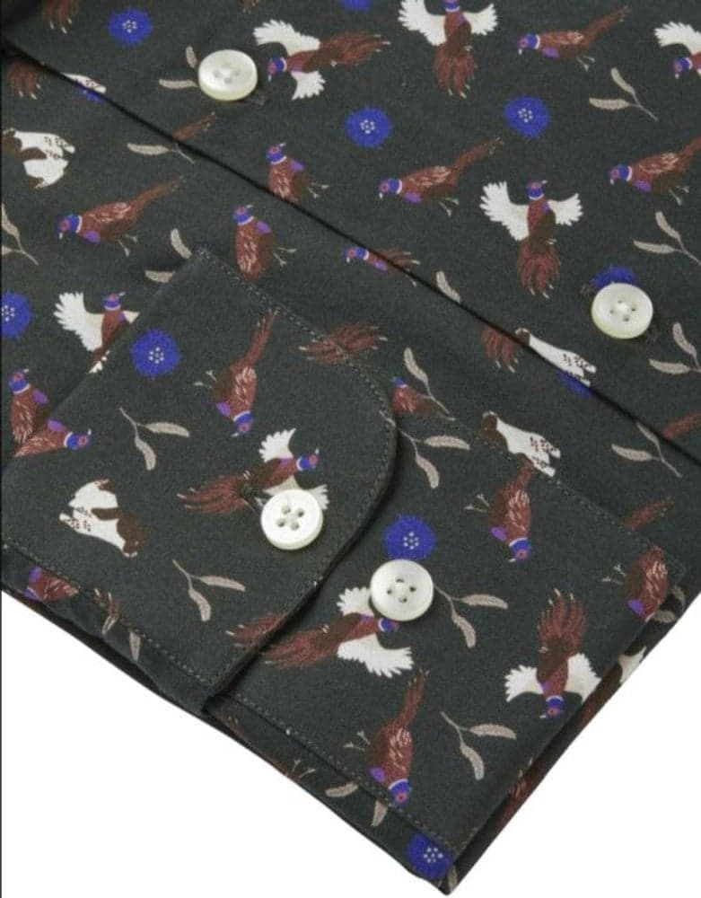 M's Edge Shirt Hunting Spaniel Dk Green, view: 4