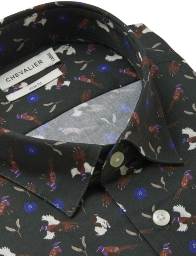 M's Edge Shirt Hunting Spaniel Dk Green, view: 3