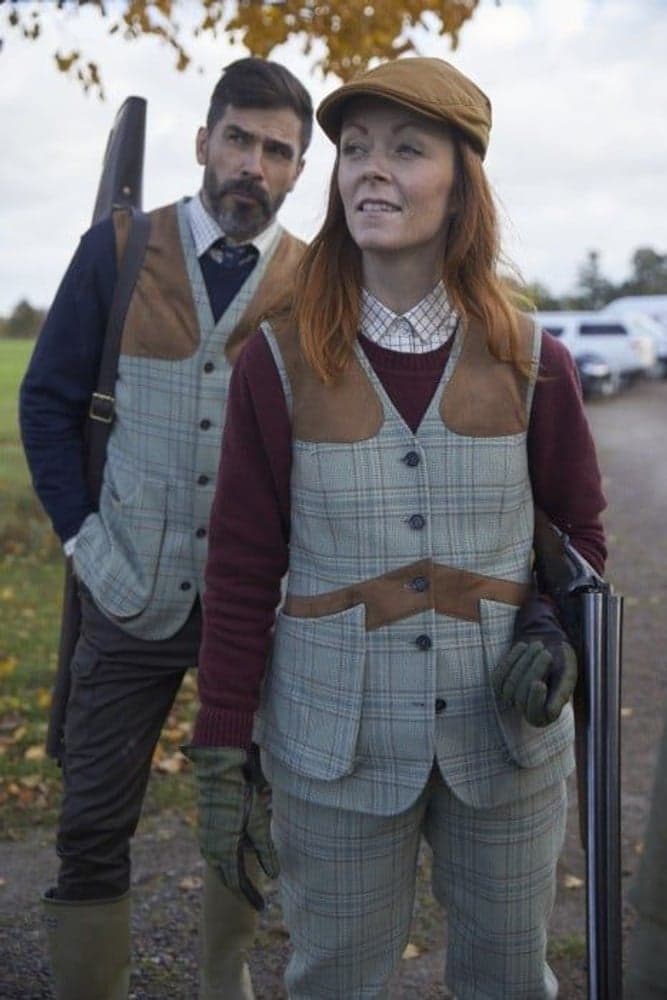 Wiston Tweed Shooting Vest Men Willlow Checked, view: 6