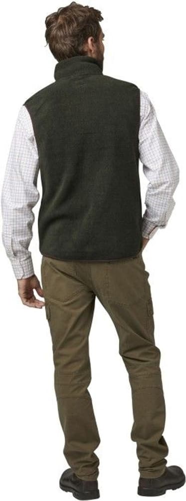 Mainstone Fleece Waistcoat Men Greenmelange, view: 3