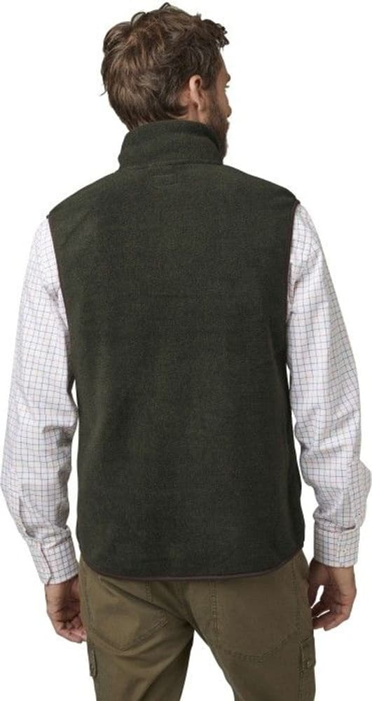 Mainstone Fleece Waistcoat Men Greenmelange, view: 4