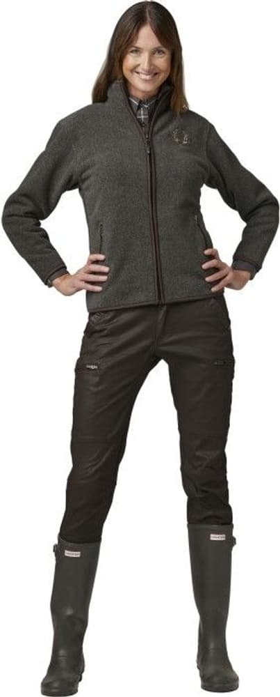 Mainstone Fleece Cardigan Women Greymelange, view: 2