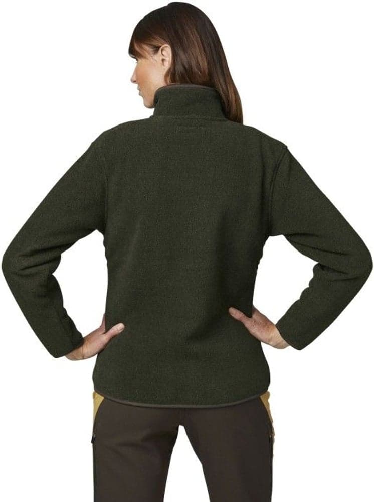 Mainstone Fleece Cardigan Women Greenmelange, view: 2