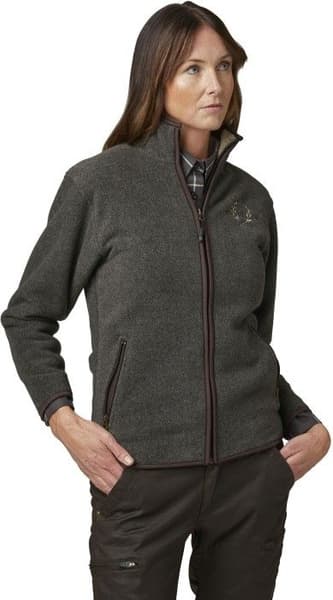 Mainstone Fleece Cardigan Women Greymelange, view: 1