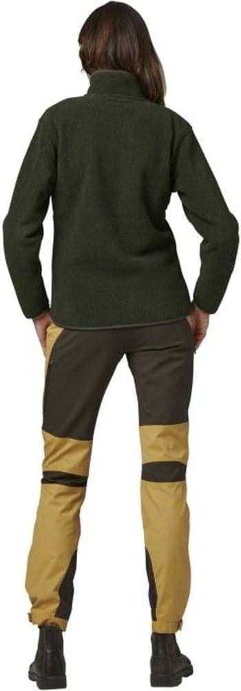 Mainstone Fleece Cardigan Women Greenmelange, view: 1