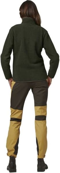 Mainstone Fleece Cardigan Women Greenmelange, view: 1