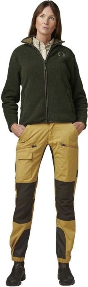 Mainstone Fleece Cardigan Women Greenmelange, view: 3