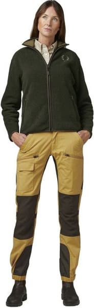 Mainstone Fleece Cardigan Women Greenmelange, view: 3