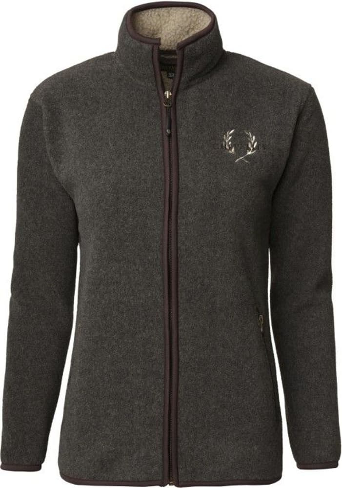 Mainstone Fleece Cardigan Women Greymelange, view: 0