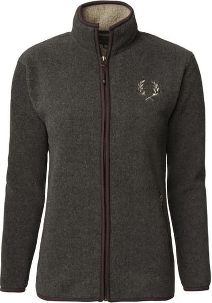 Mainstone Fleece Cardigan Women Greymelange, view: 0