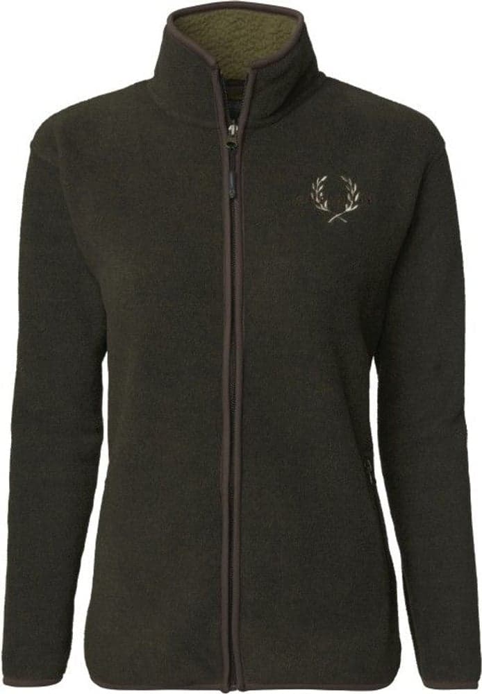 Mainstone Fleece Cardigan Women Greenmelange, view: 0