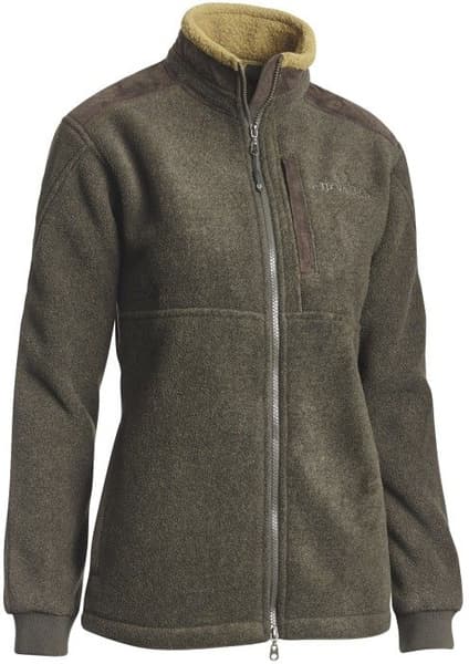 Milestone Fleece Cardigan Women Green Melange, view: 0