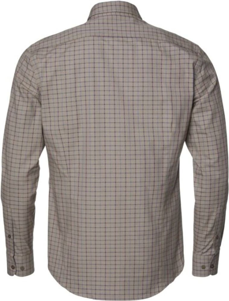 Max Shirt Shooting Fit Men Saddle Brown Tattersall, view: 1