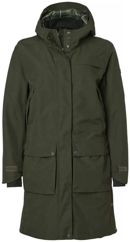 Fractus Chevalite Rain Coat Women Tobacco Green, view: 1