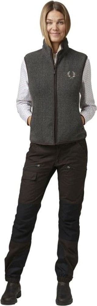 Mainstone Fleece Waistcoat Women Greymelange, view: 2