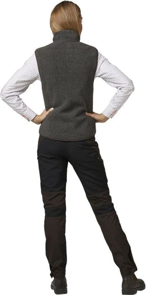 Mainstone Fleece Waistcoat Women Greymelange, view: 3