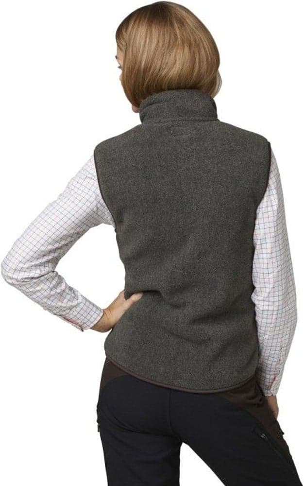 Mainstone Fleece Waistcoat Women Greymelange, view: 4