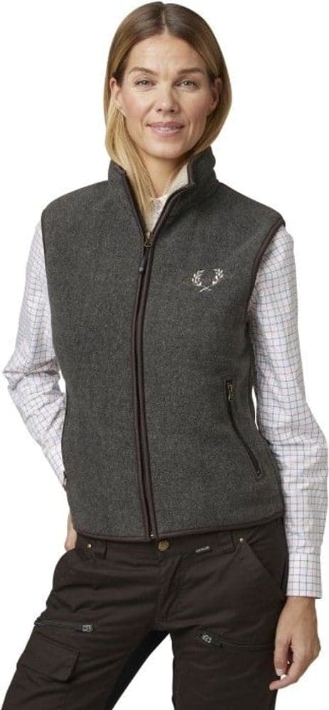 Mainstone Fleece Waistcoat Women Greymelange, view: 1