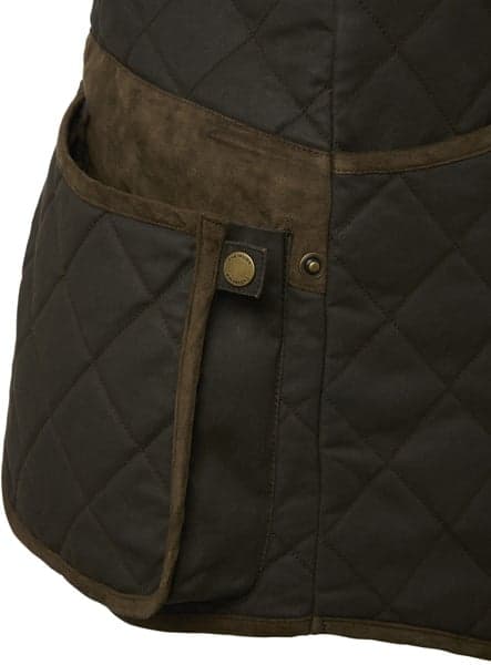 Vintage Shooting Vest Men Leather, view: 2