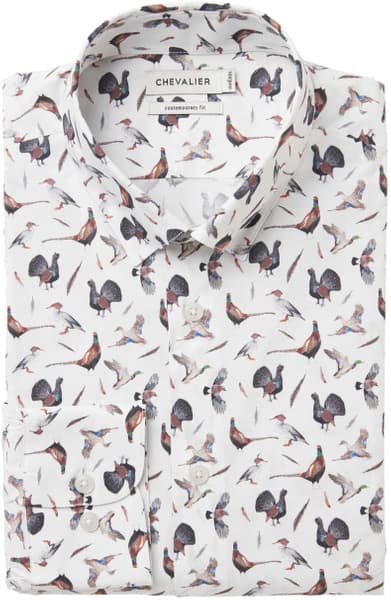 Danson Contemporary Fit Shirt Men Birds, view: 1