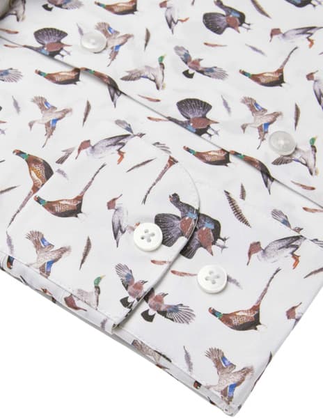 Danson Contemporary Fit Shirt Men Birds, view: 3