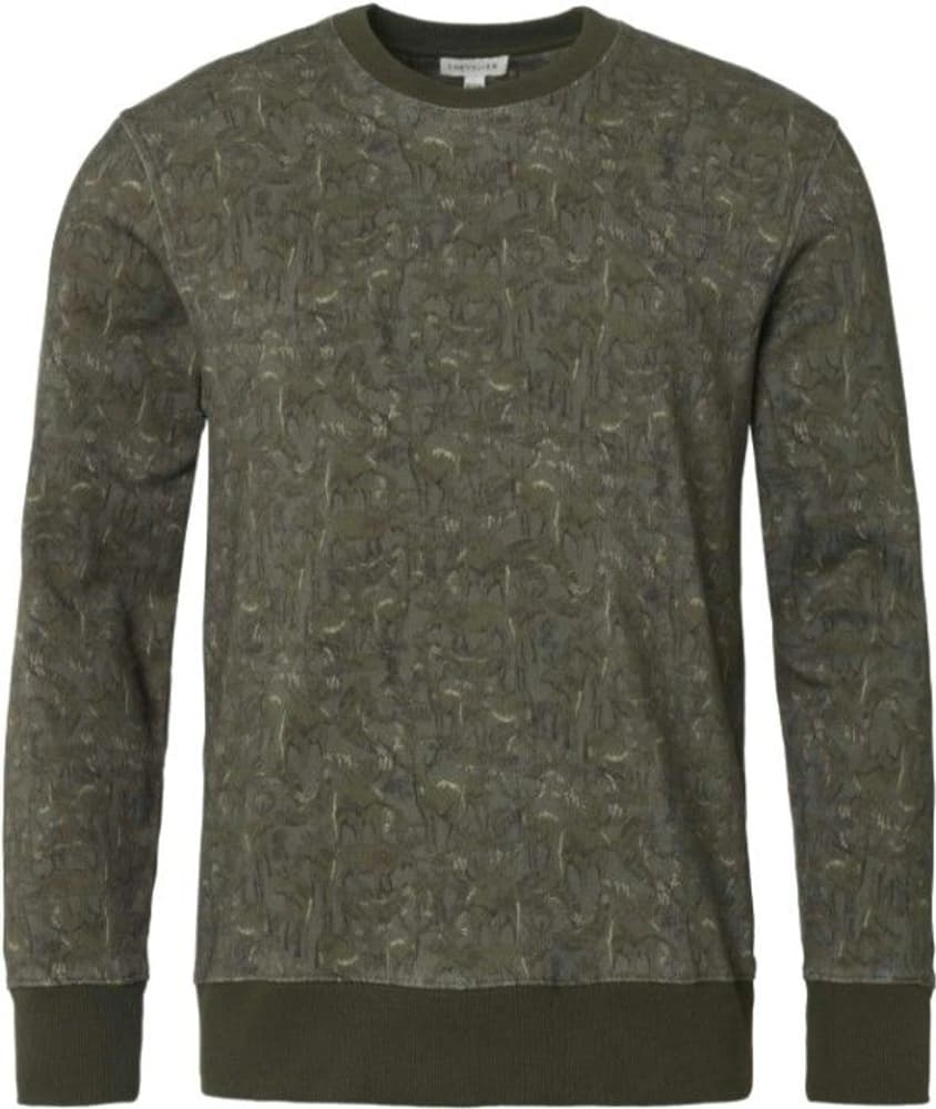 Norton Sweatshirt Men All Over Elk Dark Green, view: 0