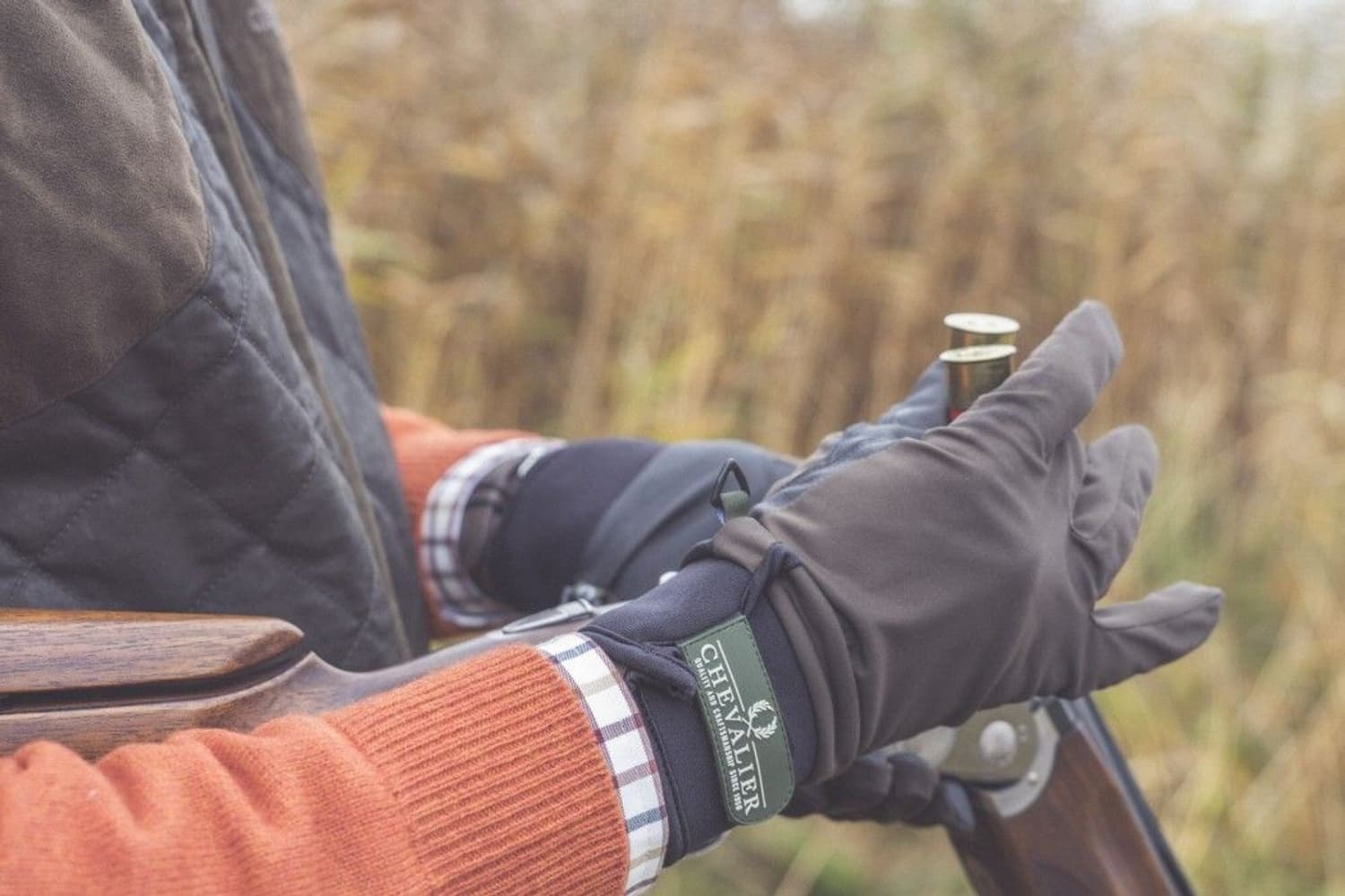 Gary Lambswool Pullover w Patches Red, view: 2