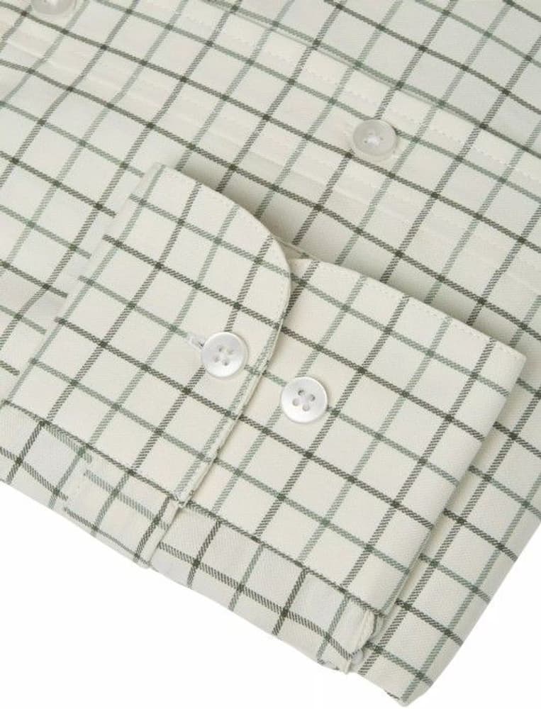 Luton Shirt Shooting Fit Men Hunter Green Checked, view: 3