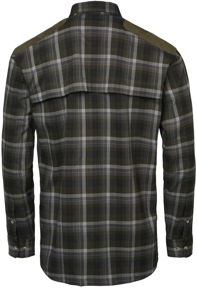 Chill Coolmax Shooting Fit Shirt Men Fern Green Checked, view: 1