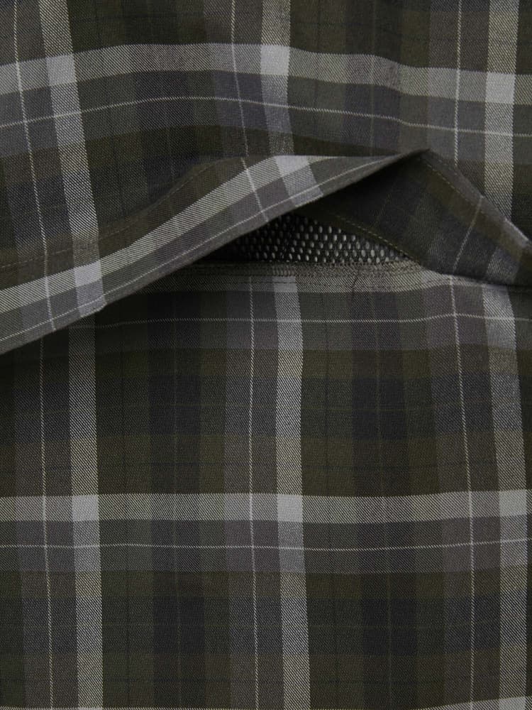 Chill Coolmax Shooting Fit Shirt Men Fern Green Checked, view: 2