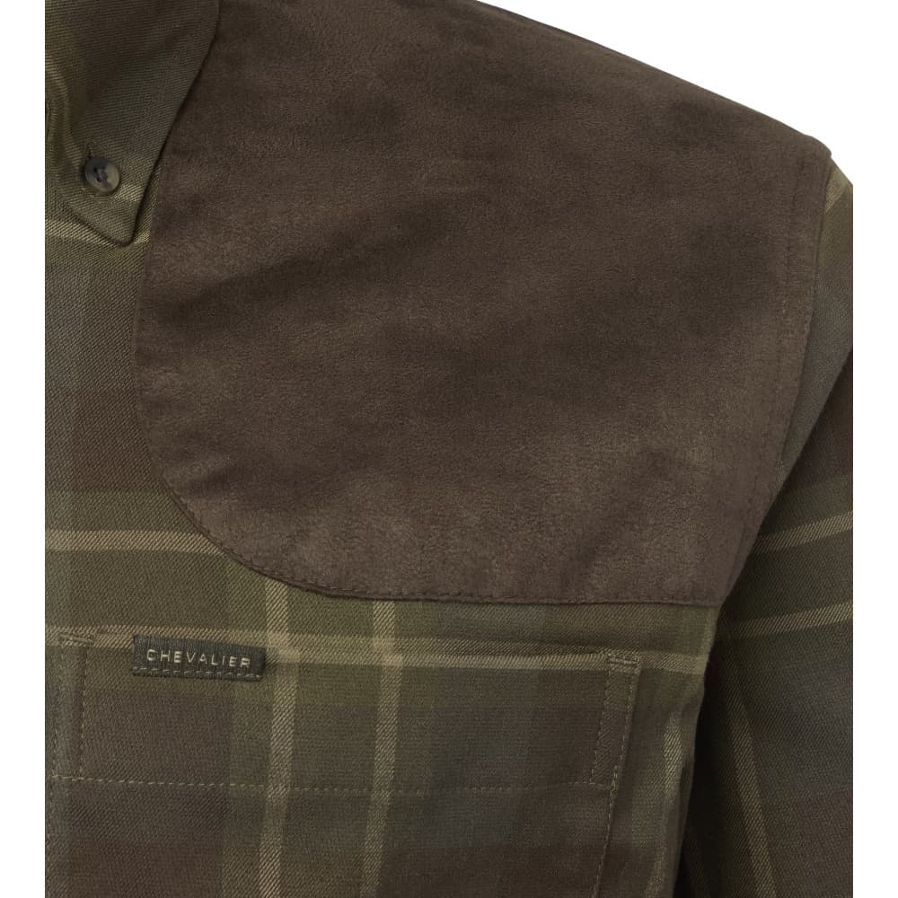 Chill Shooting Fit Coolmax Shirt Men Pinegrove Green Checked, view: 2