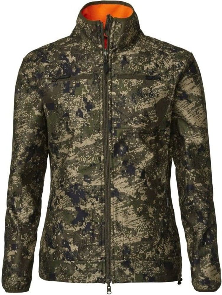 Pixel Camo Reversible Windblocker Coat Women Pixel/HiViz, view: 0