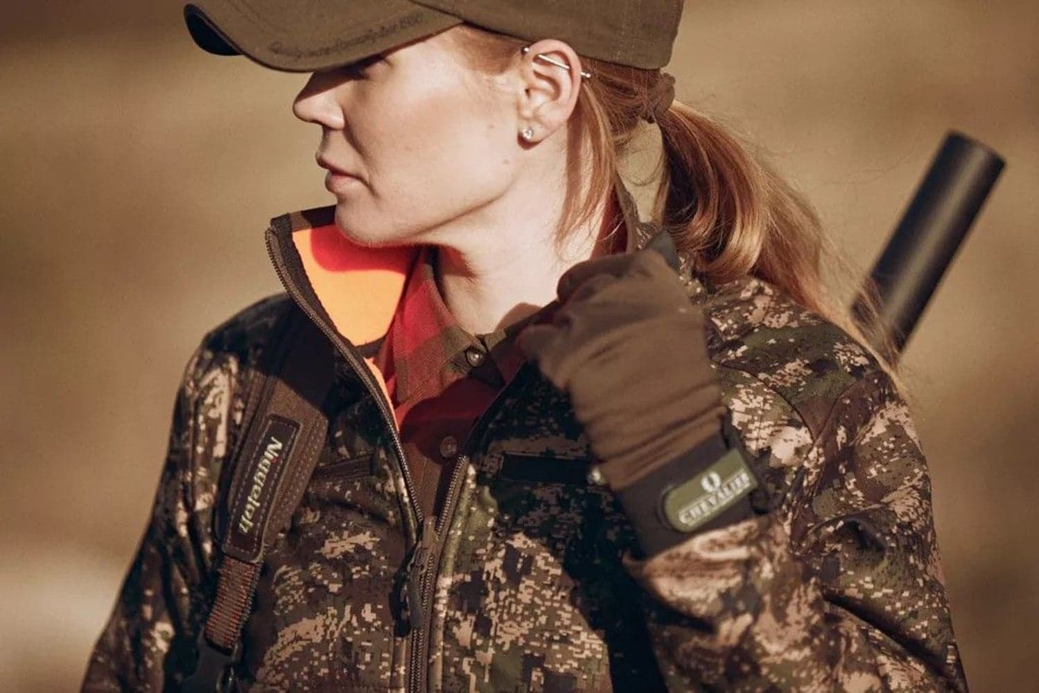 Pixel Camo Reversible Windblocker Coat Women Pixel/HiViz, view: 5