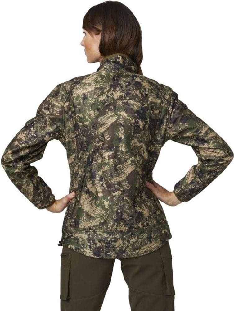 Pixel Camo Reversible Windblocker Coat Women Pixel/HiViz, view: 3